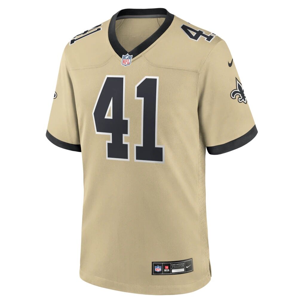 Alvin Kamara New Orleans Saints Nike Gameday Golds Alternate Game Player Jersey