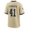 Alvin Kamara New Orleans Saints Nike Gameday Golds Alternate Game Player Jersey - Gold - Alt2