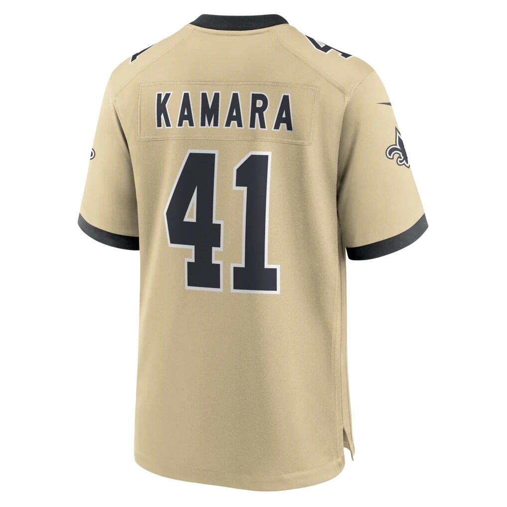 Alvin Kamara New Orleans Saints Nike Gameday Golds Alternate Game Player Jersey