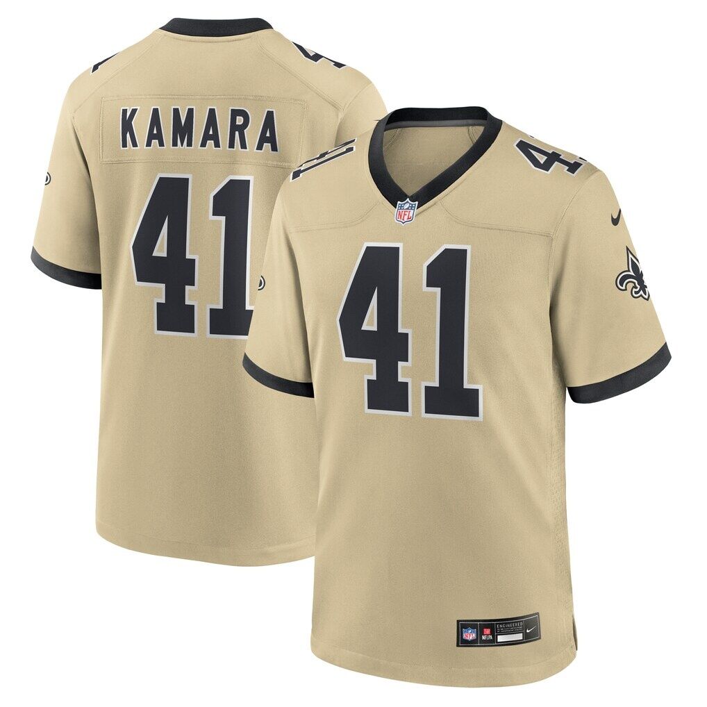 Alvin Kamara New Orleans Saints Nike Gameday Golds Alternate Game Player Jersey