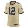 Chris Olave New Orleans Saints Nike Gameday Golds Alternate Game Player Jersey - Gold - Side View