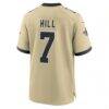 Taysom Hill New Orleans Saints Nike Gameday Golds Alternate Game Player Jersey - Gold - Detail View