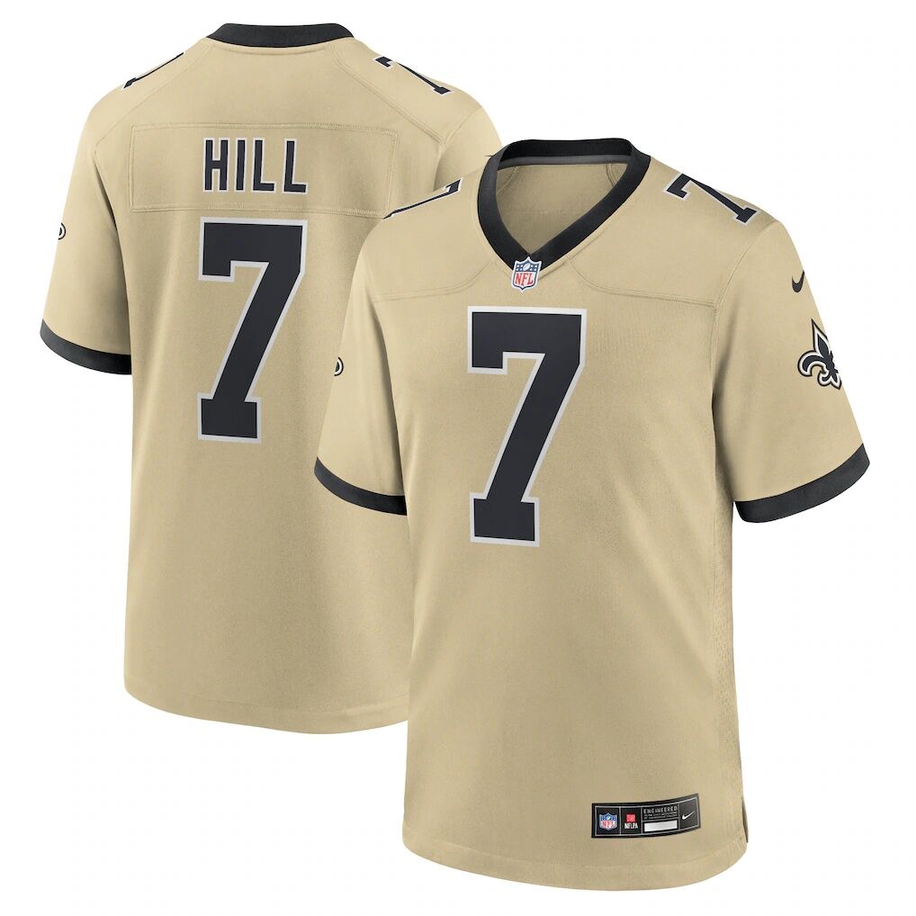 Taysom Hill New Orleans Saints Nike Gameday Golds Alternate Game Player Jersey