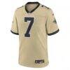 Taysom Hill New Orleans Saints Nike Gameday Golds Alternate Game Player Jersey - Gold - Side View