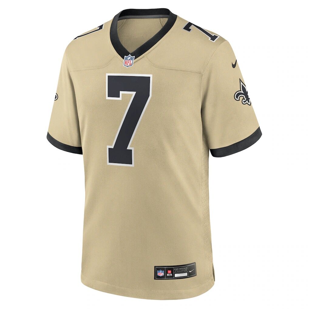 Taysom Hill New Orleans Saints Nike Gameday Golds Alternate Game Player Jersey