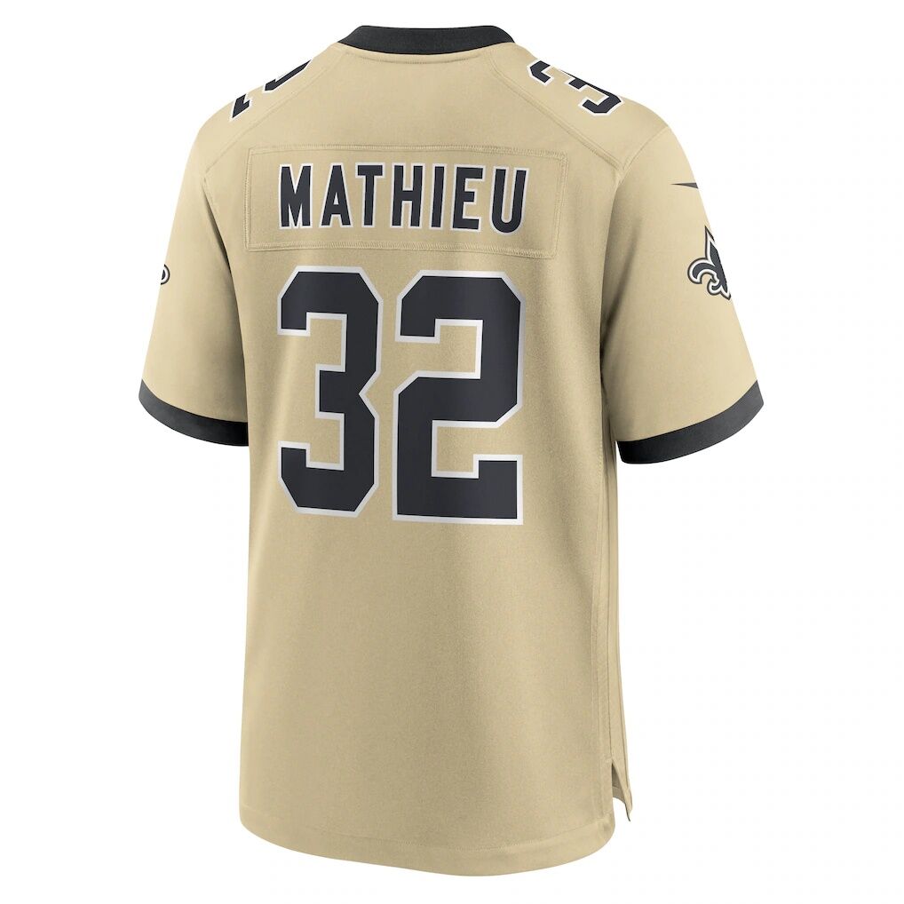 Tyrann Mathieu New Orleans Saints Nike Gameday Golds Alternate Game Player Jersey