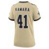 Alvin Kamara New Orleans Saints Nike Women's Gameday Golds Alternate Game Player Jersey - Gold - Detail View