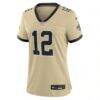 Chris Olave New Orleans Saints Nike Women's Gameday Golds Alternate Game Player Jersey - Gold - Side View