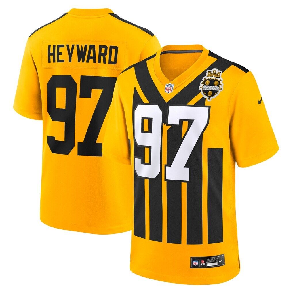 Cameron Heyward Pittsburgh Steelers Nike Alternate 1933 Throwback Game Jersey