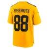 Pat Freiermuth Pittsburgh Steelers Nike Alternate 1933 Throwback Game Jersey - Gold - Alt2
