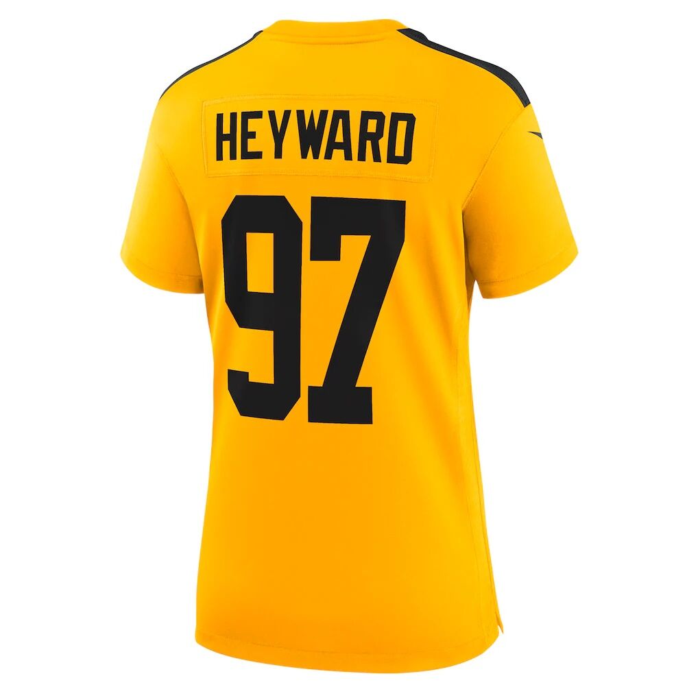 Cameron Heyward Pittsburgh Steelers Nike Women's Alternate 1933 Throwback Game Jersey