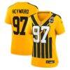 Cameron Heyward Pittsburgh Steelers Nike Women's Alternate 1933 Throwback Game Jersey - Gold - Front View