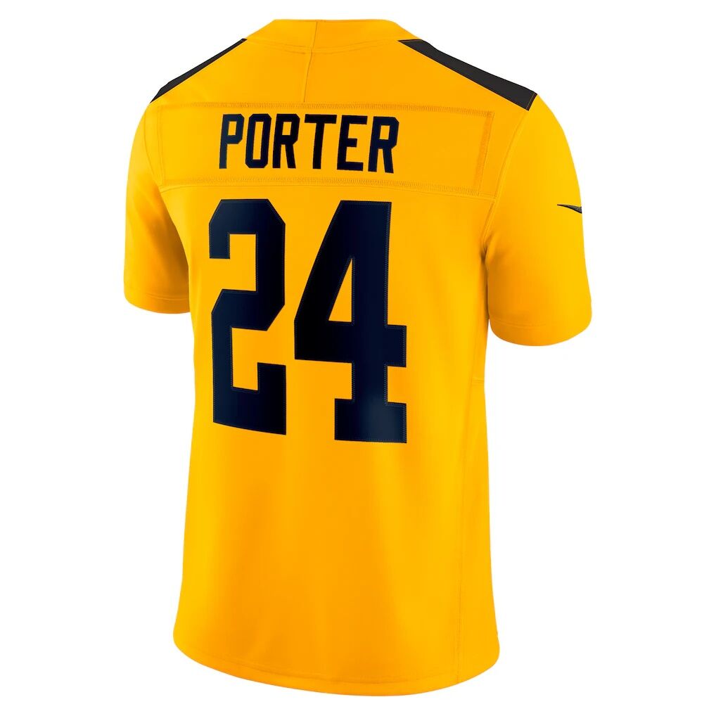 Joey Porter Jr. Pittsburgh Steelers Nike Alternate 1933 Throwback Vapor F.U.S.E. Limited Jersey