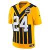 Joey Porter Jr. Pittsburgh Steelers Nike Alternate 1933 Throwback Vapor F.U.S.E. Limited Jersey - Gold - Side View