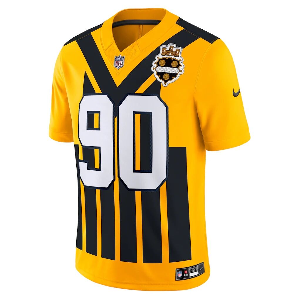 T.J. Watt Pittsburgh Steelers Nike Alternate Vapor F.U.S.E. Limited Jersey