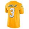 Derwin James Jr. Los Angeles Chargers Nike Alternate Charger Power Vapor F.U.S.E. Limited Jersey - Gold - Detail View