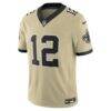 Chris Olave New Orleans Saints Nike Gameday Golds Alternate Vapor F.U.S.E. Limited Jersey - Gold - Side View