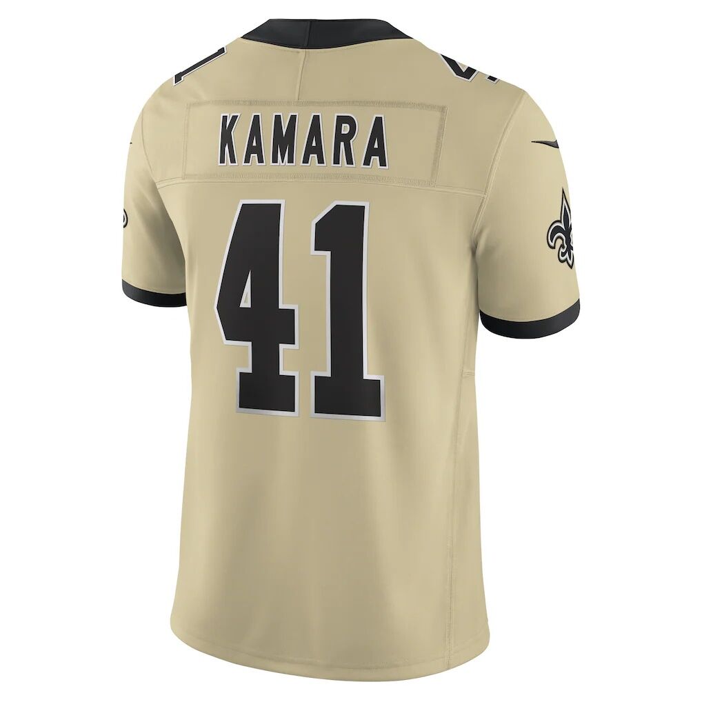 Alvin Kamara New Orleans Saints Nike Gameday Golds Alternate Vapor F.U.S.E. Limited Jersey