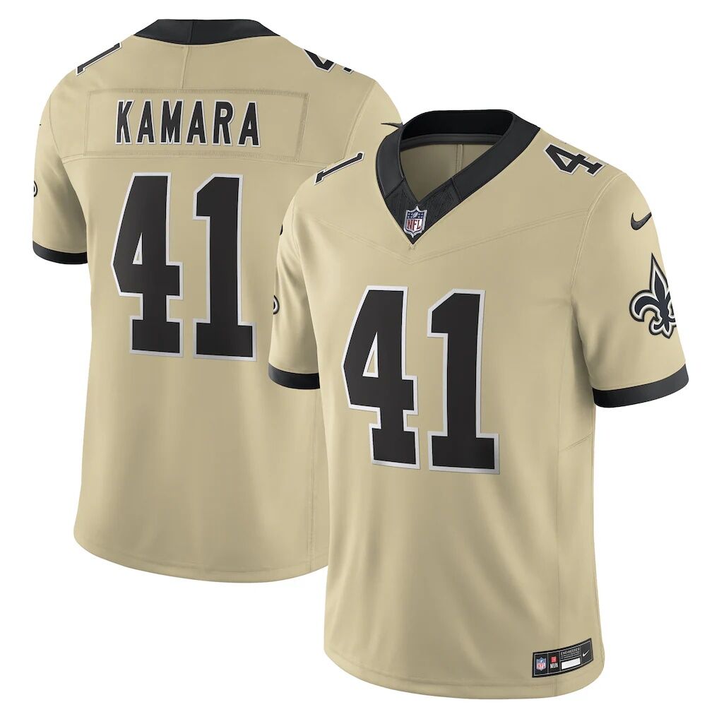 Alvin Kamara New Orleans Saints Nike Gameday Golds Alternate Vapor F.U.S.E. Limited Jersey
