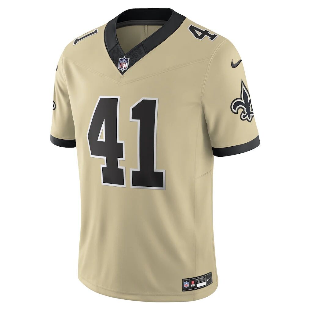 Alvin Kamara New Orleans Saints Nike Gameday Golds Alternate Vapor F.U.S.E. Limited Jersey