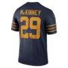Xavier McKinney Green Bay Packers Nike The 1923 Classic Legend Player Dri-FIT Top - Navy - Detail View
