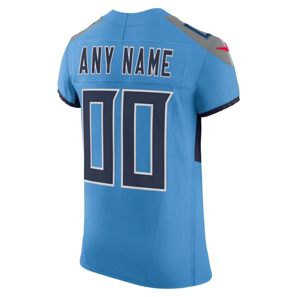 Tennessee Titans Nike Team Vapor F.U.S.E. Elite Custom Jersey - Light Blue