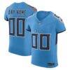 Tennessee Titans Nike Team Vapor F.U.S.E. Elite Custom Jersey - - Front View