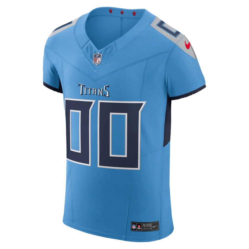 Tennessee Titans Nike Team Vapor F.U.S.E. Elite Custom Jersey - Light Blue