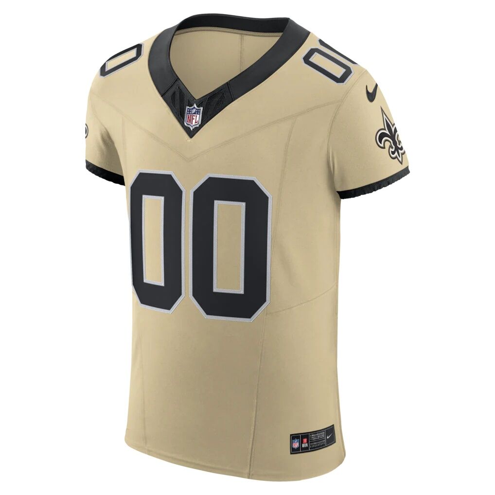 New Orleans Saints Nike Alternate Vapor F.U.S.E. Elite Custom Jersey