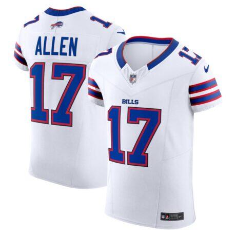Josh Allen Buffalo Bills Nike Vapor F.U.S.E. Elite Jersey - White - Front View
