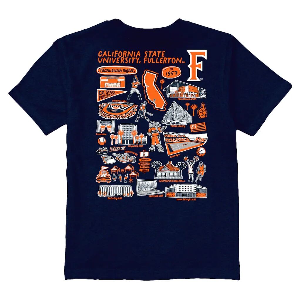 Cal State Fullerton Titans Vive La Fete Toddler Impressions Artwork T-Shirt