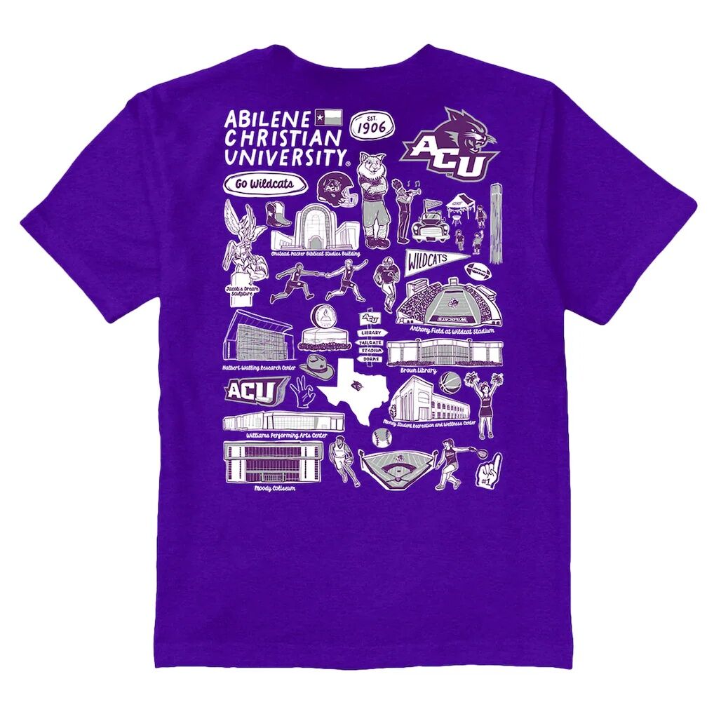 Abilene Christian University Wildcats Vive La Fete Toddler Impressions Artwork T-Shirt