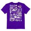 Abilene Christian University Wildcats Vive La Fete Youth Impressions Artwork T-Shirt - Purple - Detail View