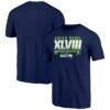 Seattle Seahawks Vintage Tri-Blend T-Shirt - - Front View