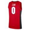 Blue Cain Georgia Bulldogs Nike NIL Men's Basketball Replica Player Jersey - Red - Detail View