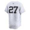 Giancarlo Stanton New York Yankees Nike Home Limited Player Jersey - White - Detail View