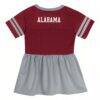 Alabama Crimson Tide Outerstuff Girls Preschool Stadium Lights Fashion Jersey Dress - - Detail View