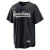 Cleveland Guardians Nike Replica Jersey - Black - Side View