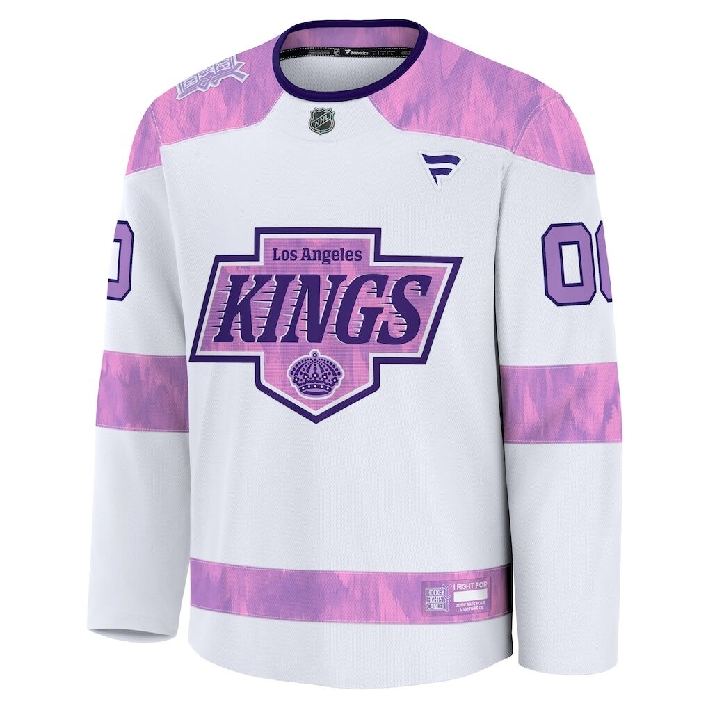 Los Angeles Kings Fashion7 2024 Hockey Fights Cancer Custom Practice Jersey