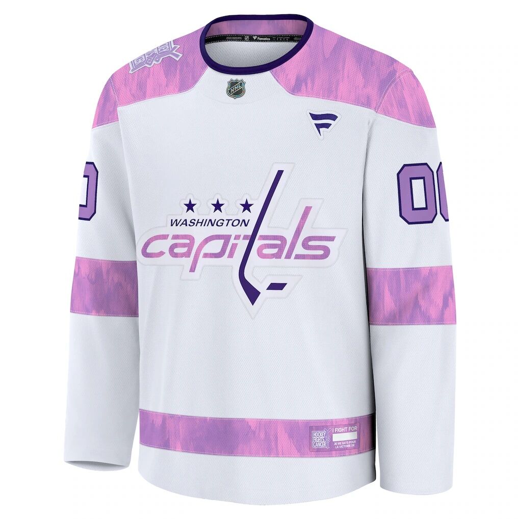 Washington Capitals Fashion7 2024 Hockey Fights Cancer Custom Practice Jersey