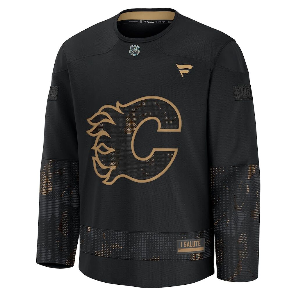 Calgary Flames Fashion7 2024 Military Appreciation Custom Practice Jersey
