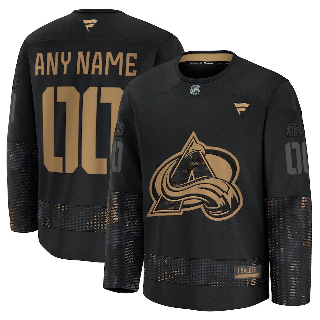 Colorado Avalanche Fashion7 2024 Military Appreciation Custom Practice Jersey