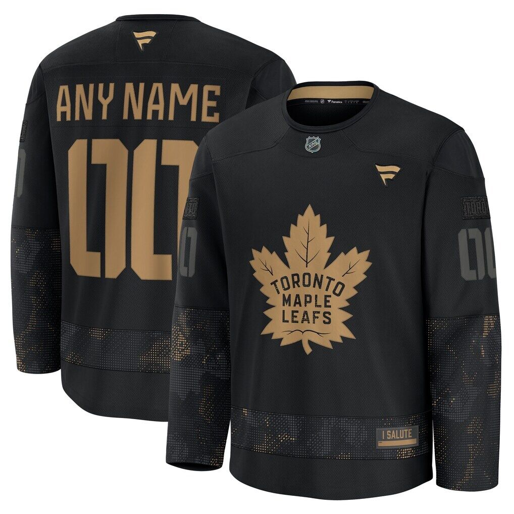 Toronto Maple Leafs Fashion7 2024 Military Appreciation Custom Practice Jersey