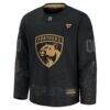 Florida Panthers Fashion7 2024 Military Appreciation Custom Practice Jersey - Black - Side View