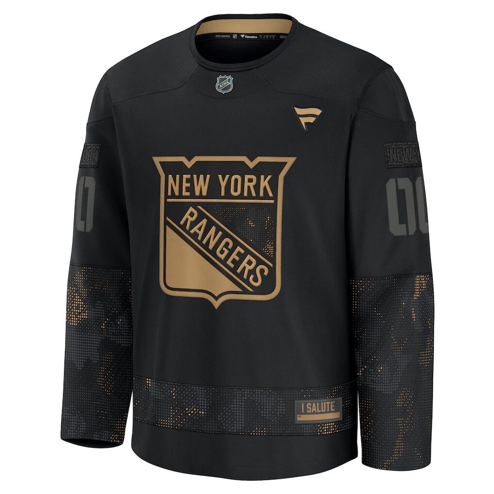 New York Rangers Fashion7 2024 Military Appreciation Custom Practice Jersey