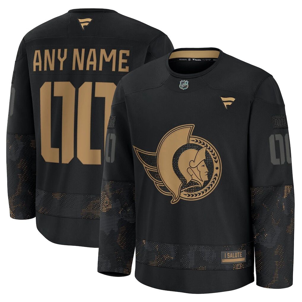 Ottawa Senators Fashion7 2024 Military Appreciation Custom Practice Jersey