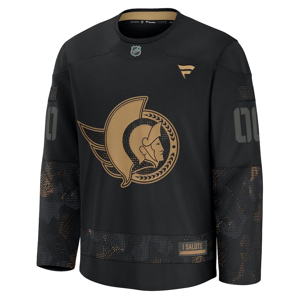 Ottawa Senators Fashion7 2024 Military Appreciation Custom Practice Jersey