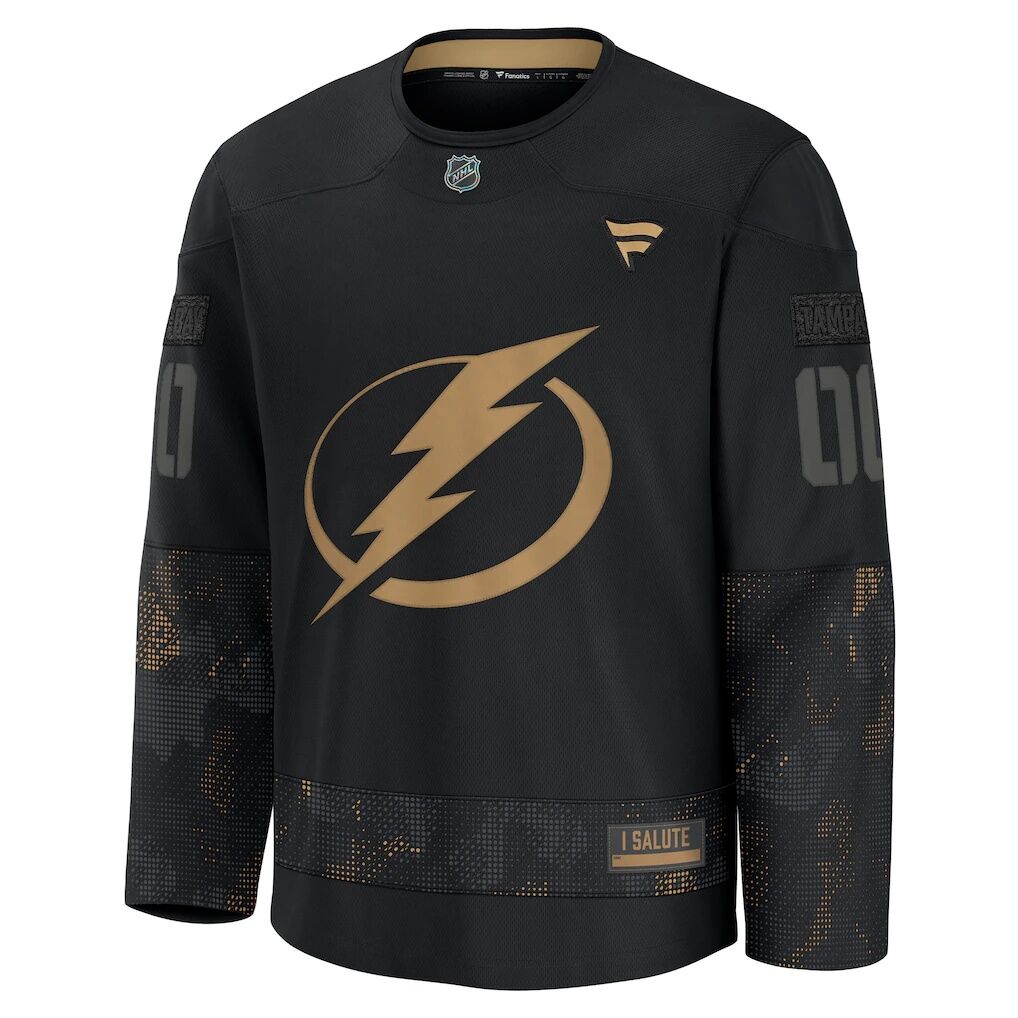 Tampa Bay Lightning Fashion7 2024 Military Appreciation Custom Practice Jersey