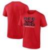 Chicago Bulls Home Town T-Shirt - Red - Front View