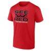 Chicago Bulls Home Town T-Shirt - Red - Side View